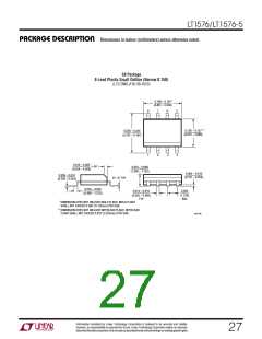 浏览型号LT1576CS8-5的Datasheet PDF文件第27页