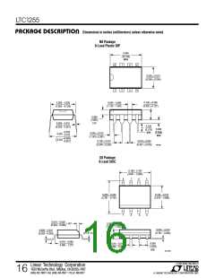 浏览型号LTC1255IS8的Datasheet PDF文件第16页