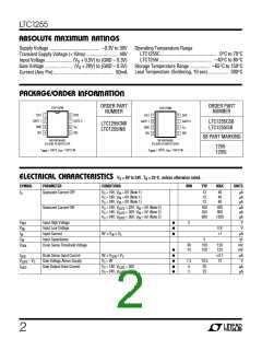 浏览型号LTC1255IS8的Datasheet PDF文件第2页