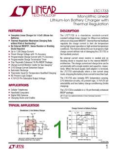 浏览型号LTC1733EMSE的Datasheet PDF文件第1页