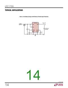 浏览型号LTC1733EMSE的Datasheet PDF文件第14页