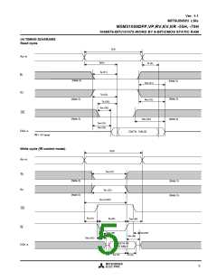 浏览型号M5M51008DFP-70H的Datasheet PDF文件第5页
