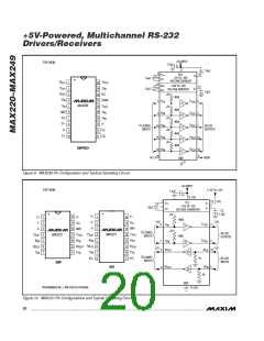 浏览型号MAX238CWG+T的Datasheet PDF文件第20页