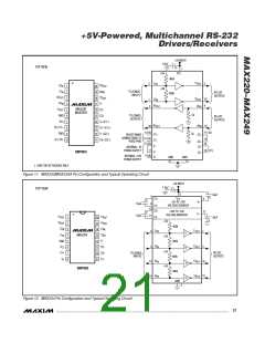 浏览型号MAX238CWG+T的Datasheet PDF文件第21页
