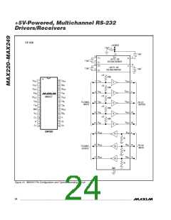 浏览型号MAX238CWG+T的Datasheet PDF文件第24页