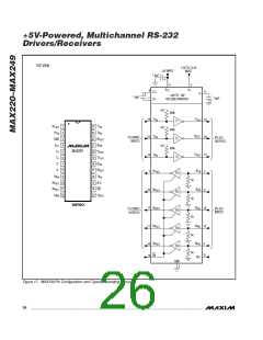 浏览型号MAX238CWG+T的Datasheet PDF文件第26页