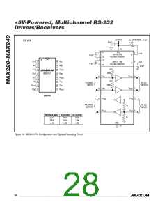 浏览型号MAX238CWG+T的Datasheet PDF文件第28页