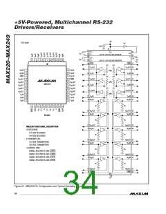 浏览型号MAX238CWG+T的Datasheet PDF文件第34页