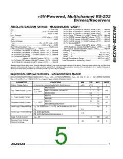 浏览型号MAX238CWG+T的Datasheet PDF文件第5页