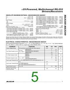 浏览型号MAX238CNG-T的Datasheet PDF文件第5页