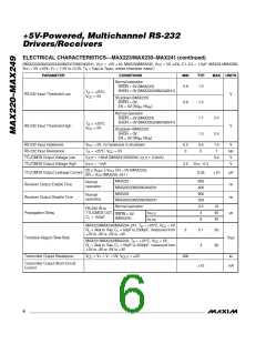 浏览型号MAX238CWG+T的Datasheet PDF文件第6页