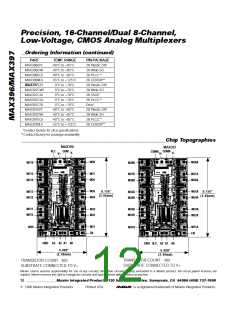 浏览型号MAX396的Datasheet PDF文件第12页