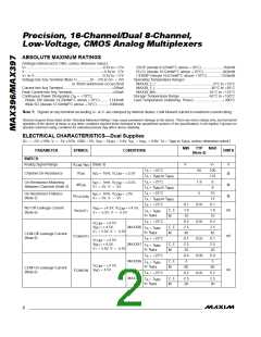 浏览型号MAX396的Datasheet PDF文件第2页