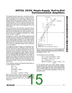 浏览型号MAX4462HEUT-T的Datasheet PDF文件第15页