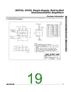 浏览型号MAX4462HEUT-T的Datasheet PDF文件第19页