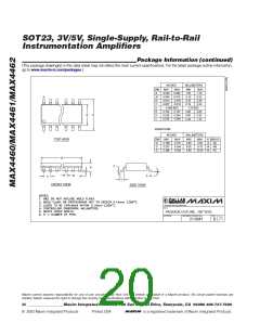 浏览型号MAX4462HEUT-T的Datasheet PDF文件第20页