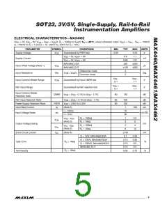 浏览型号MAX4462HEUT-T的Datasheet PDF文件第5页