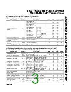 浏览型号MAX487CSA的Datasheet PDF文件第3页