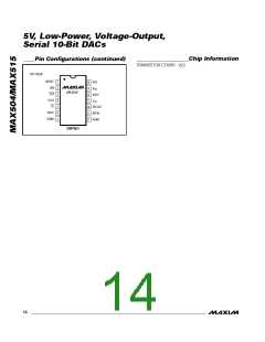 浏览型号MAX504CSD的Datasheet PDF文件第14页