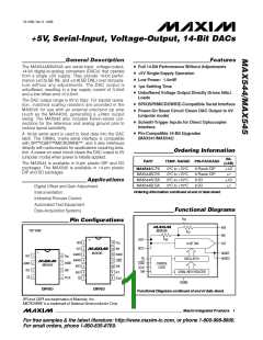 浏览型号MAX544BESA的Datasheet PDF文件第1页