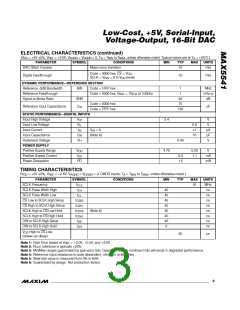 浏览型号MAX5541CSA的Datasheet PDF文件第3页