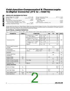 浏览型号MAX6675的Datasheet PDF文件第2页