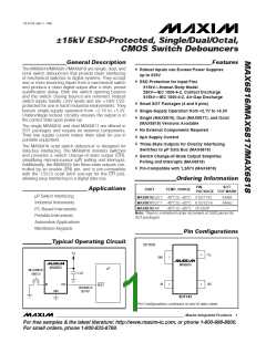 浏览型号MAX6817EUT-T的Datasheet PDF文件第1页