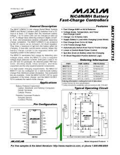 浏览型号MAX713CSE的Datasheet PDF文件第1页