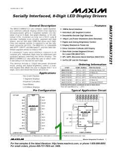 浏览型号MAX7221的Datasheet PDF文件第1页