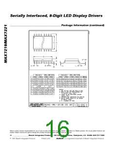 浏览型号MAX7221的Datasheet PDF文件第16页
