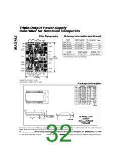 浏览型号MAX782CBX的Datasheet PDF文件第32页