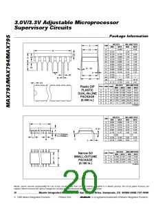 浏览型号MAX793的Datasheet PDF文件第20页