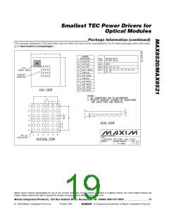 浏览型号MAX8521的Datasheet PDF文件第19页