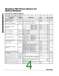 浏览型号MAX8521的Datasheet PDF文件第4页