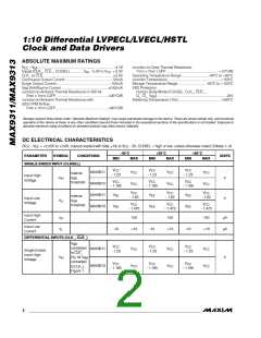 浏览型号MAX9311EHJ的Datasheet PDF文件第2页