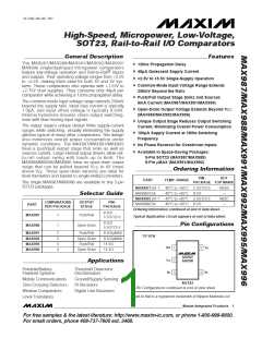 浏览型号MAX987-MAX996的Datasheet PDF文件第1页