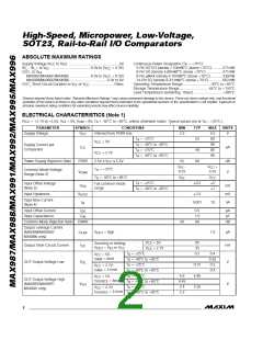 浏览型号MAX987-MAX996的Datasheet PDF文件第2页