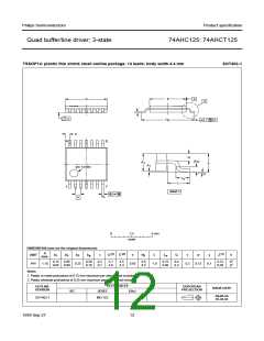 浏览型号74AHCT125的Datasheet PDF文件第12页