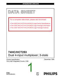 浏览型号74HCT253的Datasheet PDF文件第1页