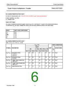浏览型号74HCT253的Datasheet PDF文件第6页