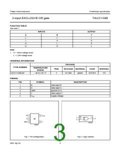 浏览型号74LVC1G86的Datasheet PDF文件第3页