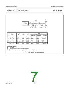 浏览型号74LVC1G86的Datasheet PDF文件第7页