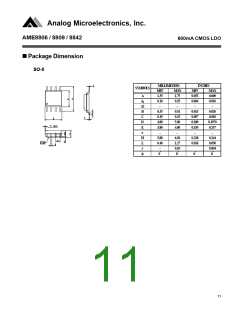 浏览型号AME8806FEHA的Datasheet PDF文件第11页
