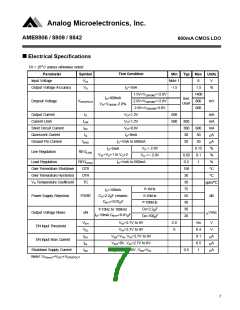 浏览型号AME8806FEHA的Datasheet PDF文件第7页