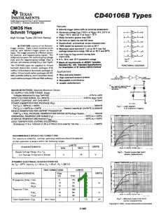 浏览型号CD40106BE的Datasheet PDF文件第1页