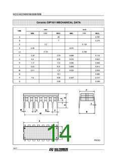 浏览型号HCF4052的Datasheet PDF文件第14页
