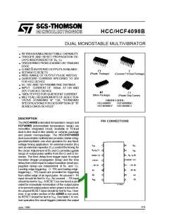 浏览型号HCF4098的Datasheet PDF文件第1页