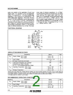 浏览型号HCF4098的Datasheet PDF文件第2页