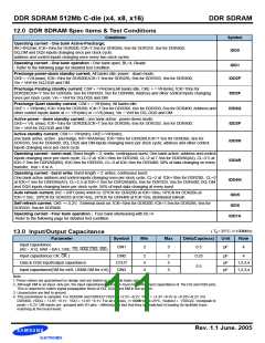 浏览型号K4H511638C-UCA2的Datasheet PDF文件第11页