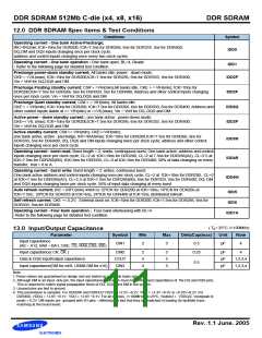 浏览型号K4H511638C-UCB3的Datasheet PDF文件第11页